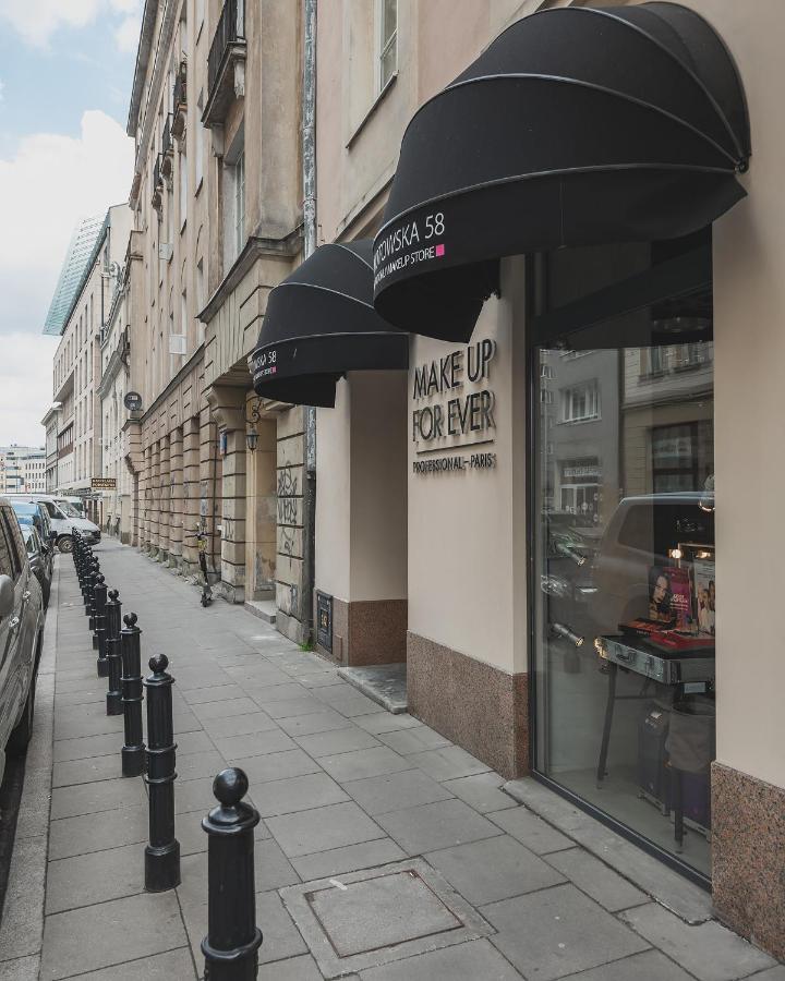 Mokotowska 67 Prywatne Mieszkanie Z Balkonem W Centrum Miasta I W Poblizu Ambasady Usa Samodzielne Zameldowanie! Self Check-In System! Warsawa Bagian luar foto